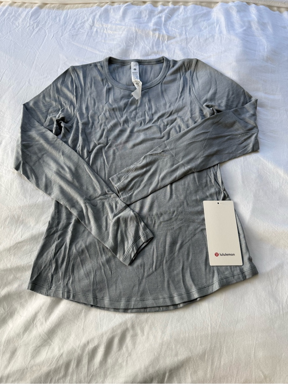 lululemon athletica Hold Tight Long Sleeve Top - Gray